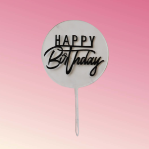 HB Tag - Acrylic Round Transparent